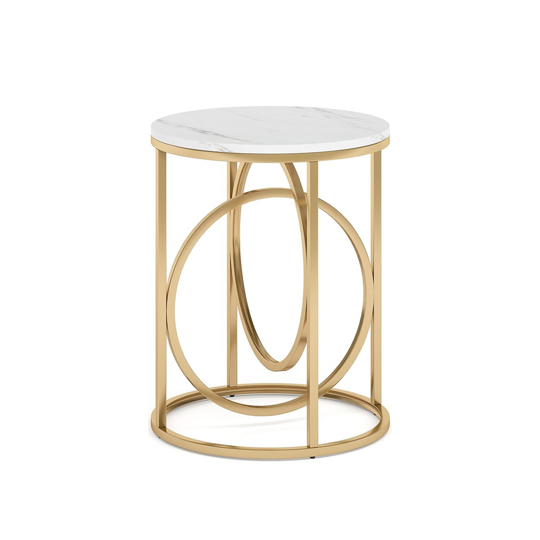 Mid Century Modern Round Dining Table in Oak – Image 2